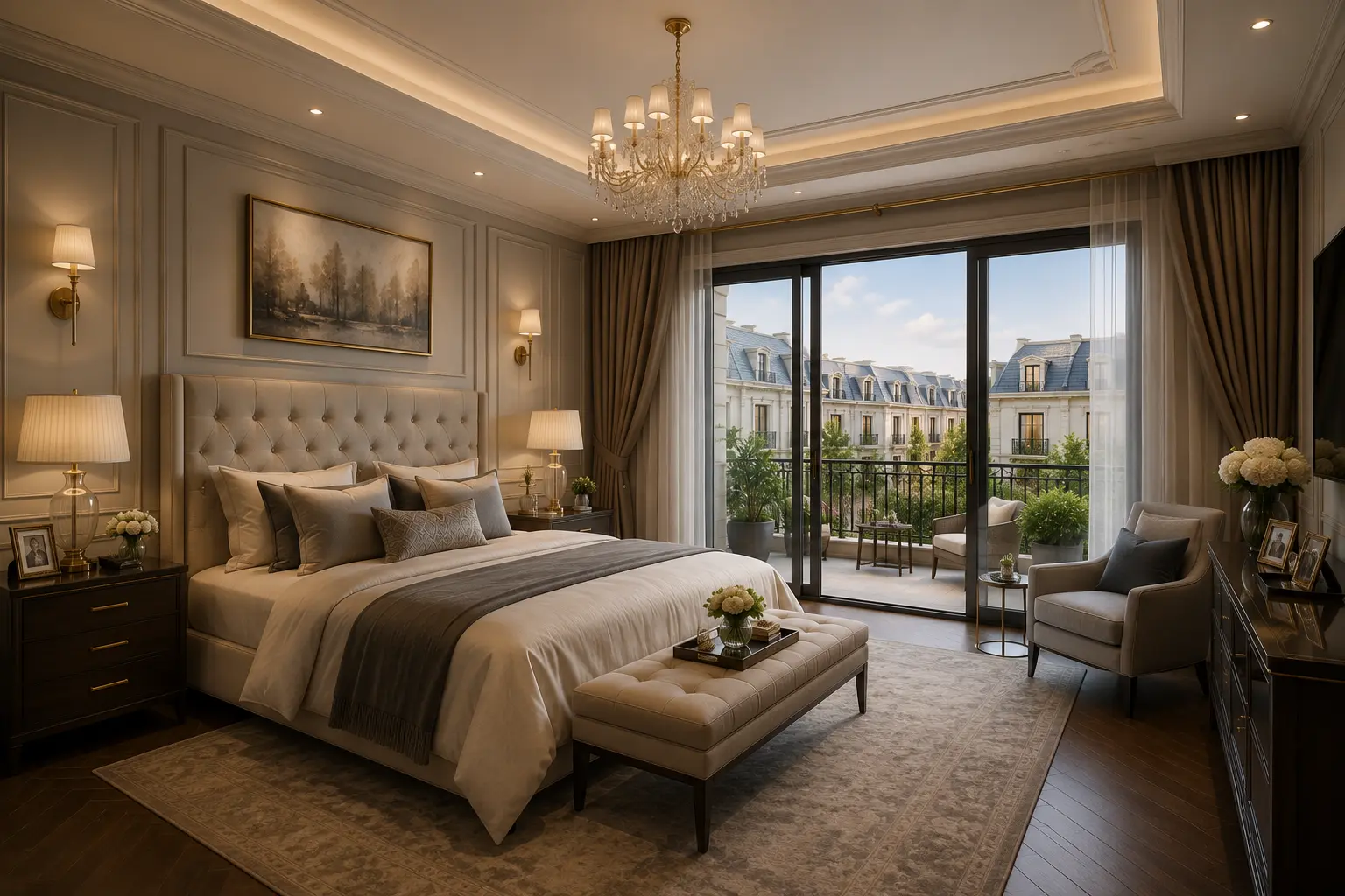 Godrej Row Houses master bedroom