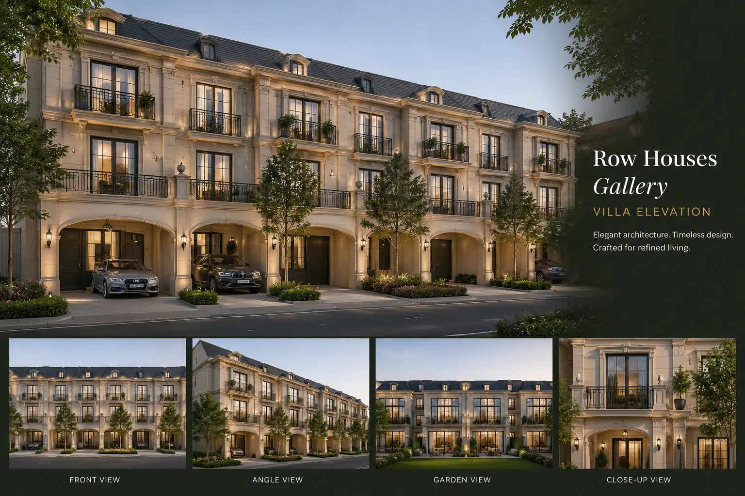 Godrej Row Houses house elevation